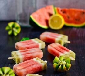 watermelon kiwi popsicles recipe with coconut milk