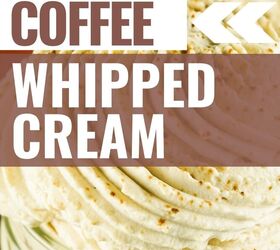 homemade coffee whipped cream
