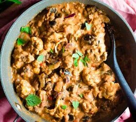 Aubergine and Cauliflower Curry (Vegan)
