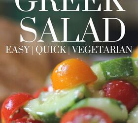 fresh and fast summer greek salad the kitchen garten, Summer Greek Salad with Fresh Feta Cheese
