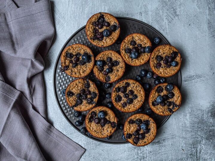 guilt free blueberry muffins