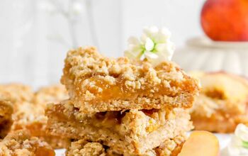 Peach and Nutmeg Crumble Bars