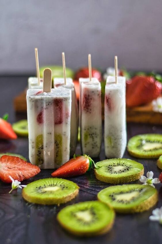 how to make coconut milk popsicles kiwi strawberry popsicle recipe