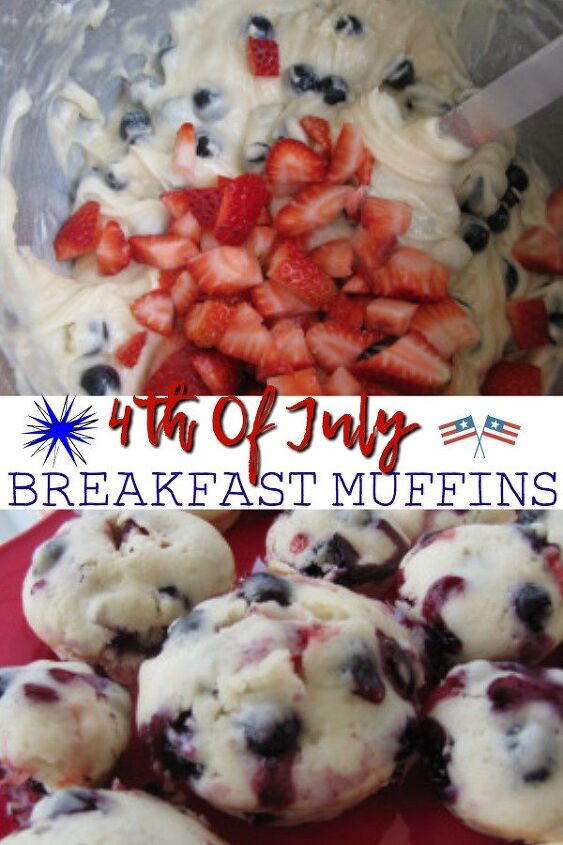 4th of july breakfast muffins