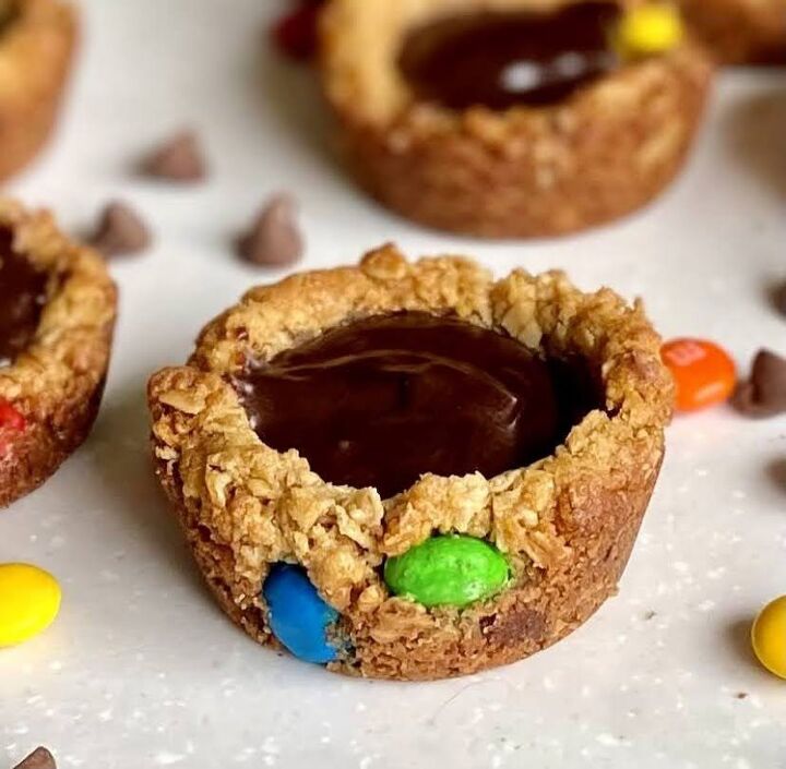 monster cookie cups