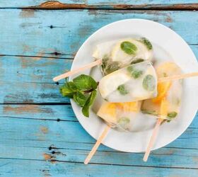 Lemon Mint Boozy Mojito Popsicles Recipe | Foodtalk