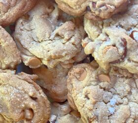 pretzel sea salt cookies with butterscotch and chocolate chips