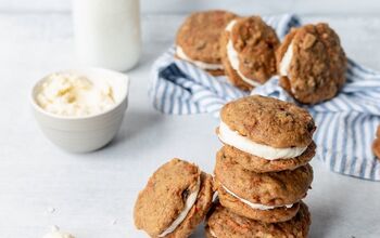 Carrot Cake Cookie Sandwiches With Cream Cheese Frosting