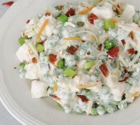 The classic pea salad may be the quickest, easiest, & tastiest side dish of all