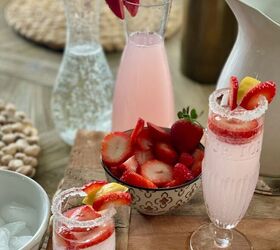 a pretty and pink cocktail recipe giggle juice, I love a pretty cocktail