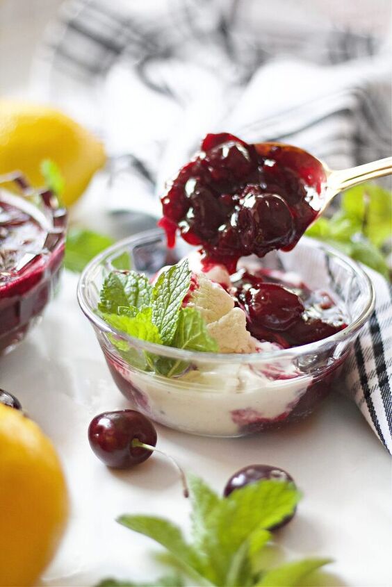 cherry sauce to enjoy with ice cream and other desserts all summer lon