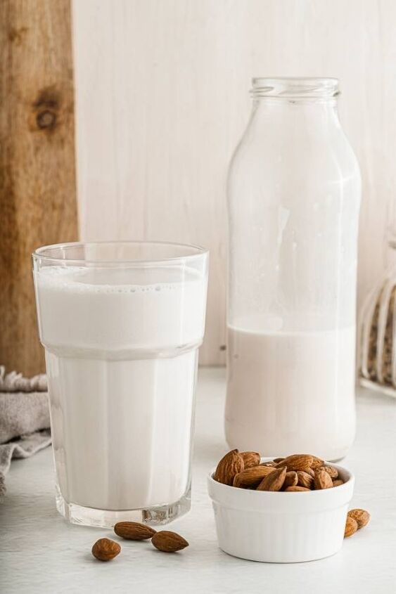 how to make 2 ingredient homemade almond milk nut milk recipe