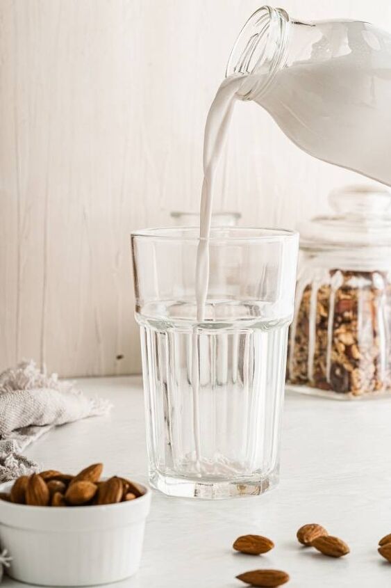 how to make 2 ingredient homemade almond milk nut milk recipe