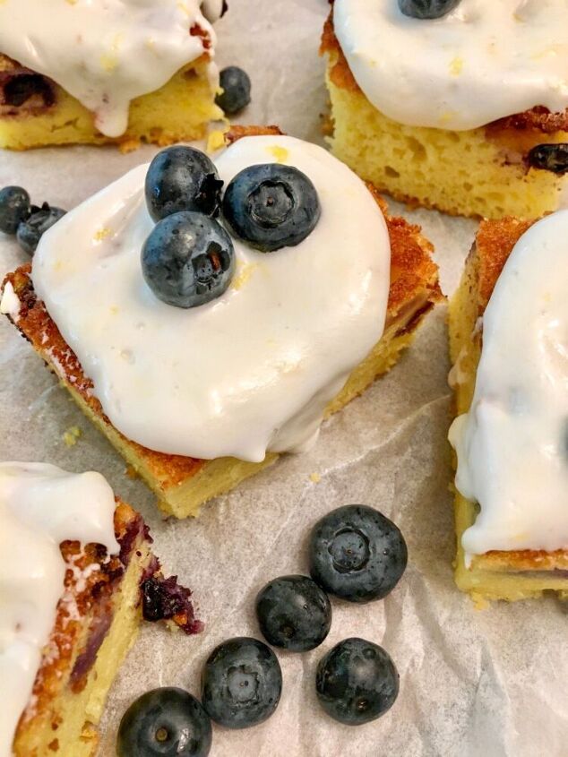 easy lemon blueberry cake bars upgraded boxed cake mix