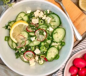 refreshing cucumber and radish salad