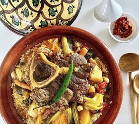vegetables and beef couscous