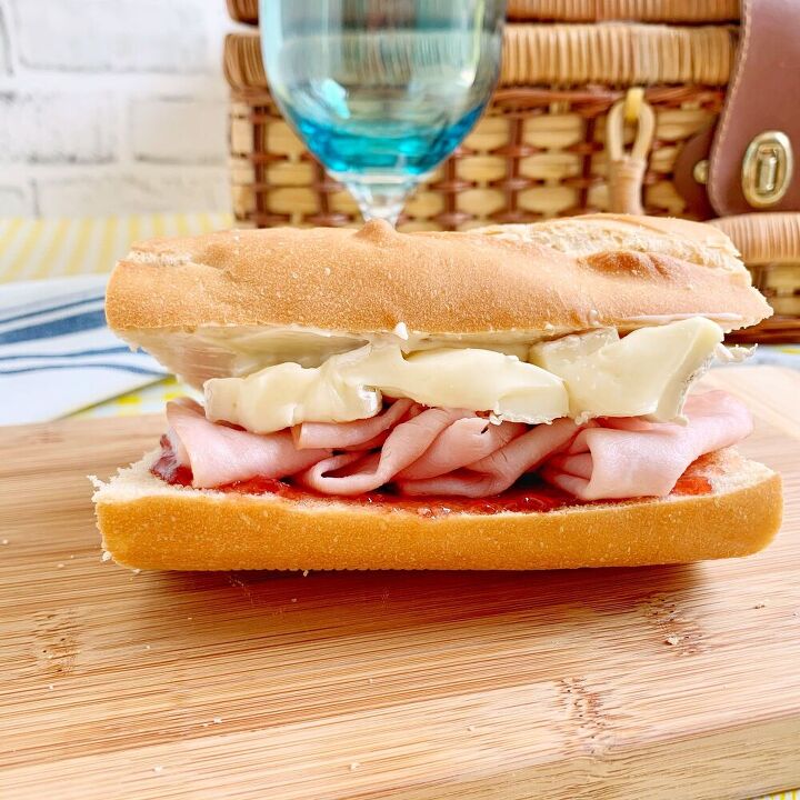 french ham and cheese baguette 2 ways