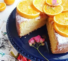 cake with oranges