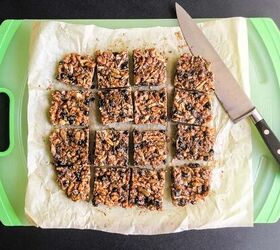 walnut bars, Chill completely then cut into squares