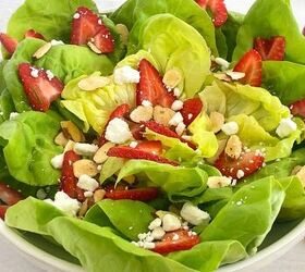 Strawberry Butter Lettuce Salad