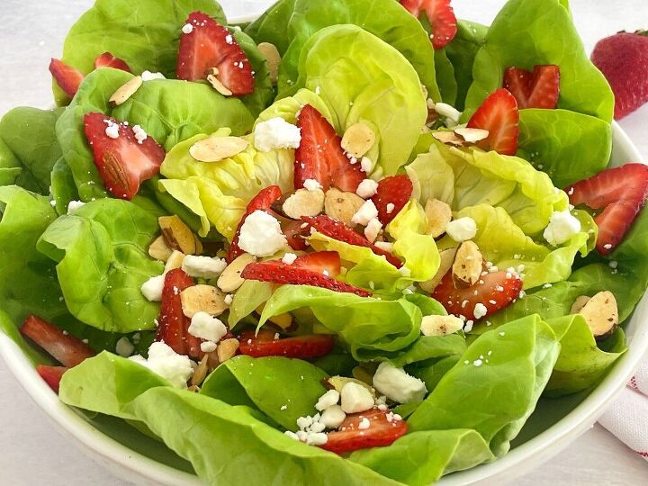 strawberry butter lettuce salad