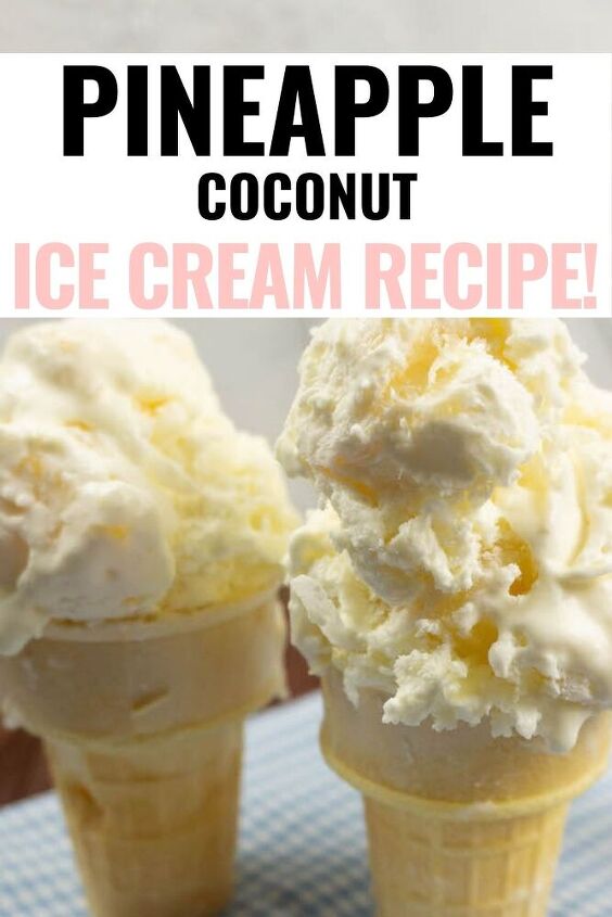coconut pineapple ice cream