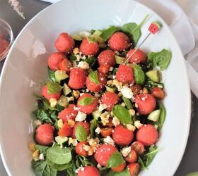 Watermelon Salad With Balsamic Vinaigrette