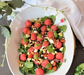 watermelon salad with balsamic vinaigrette