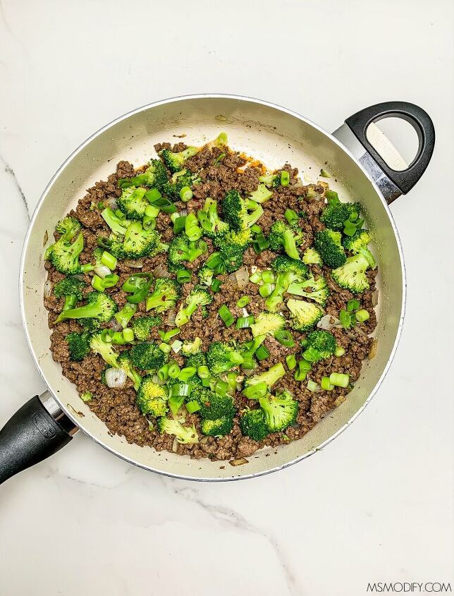 ground beef broccoli