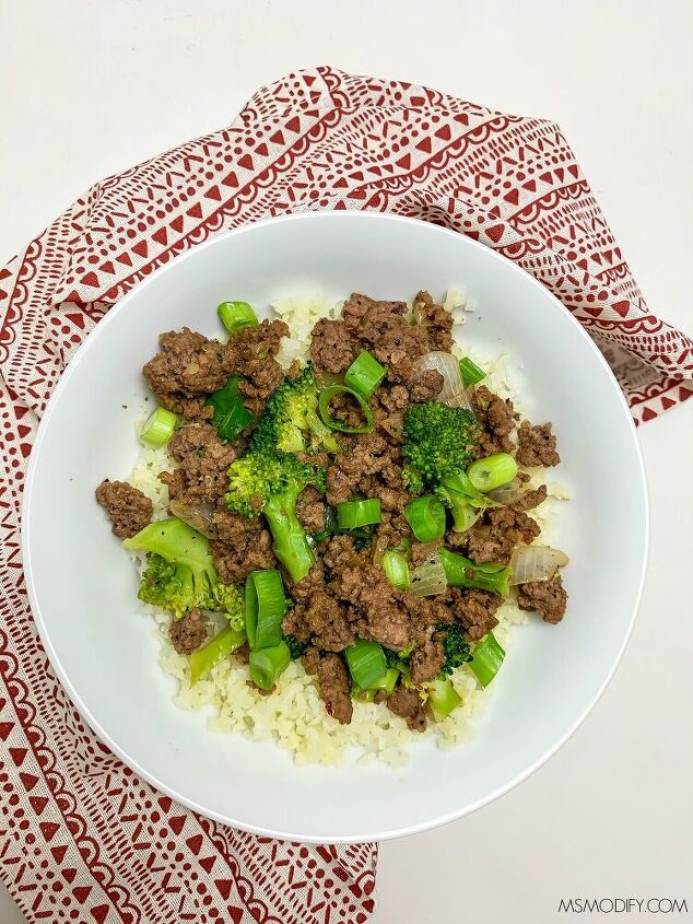 ground beef broccoli