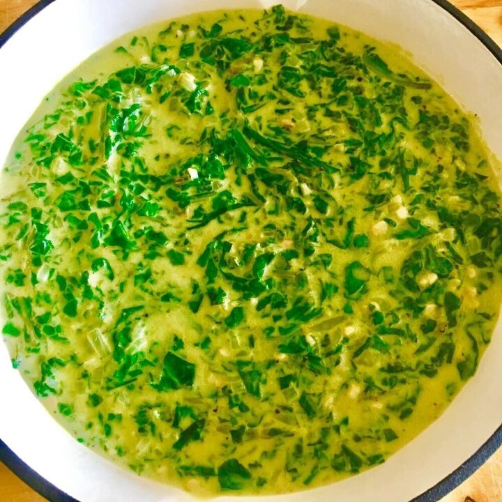 creamed spinach, Creamed Spinach