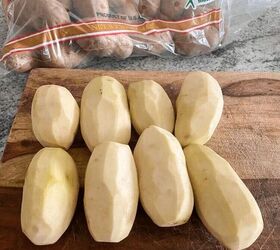 southern potato salad, All peeled and ready to be chopped