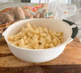southern potato salad, Now they are ready to be boiled