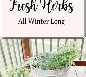 how to have fresh herbs all winter long, Pin for later