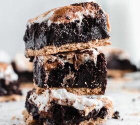 Layered S’mores Brownies