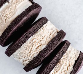 dark chocolate mocha ice cream sandwiches
