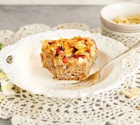 Gluten-Free & Vegan Norwegian Rhubarb Cake | Foodtalk