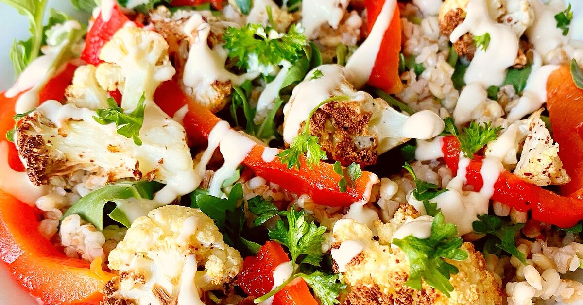 Buloh kueh carb Quick Easy Healthy Lunch Recipe Mediterranean Grain Bowl | Foodtalk