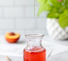 peach simple syrup