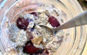 Cherry Almond Butter Chia Pudding