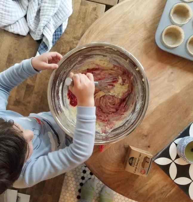 strawberry cupcakes from scratch almost