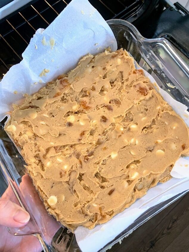 nutty apricot blondies the great british baking show