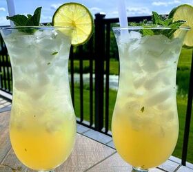 Easy Coconut and Lime Mojitos