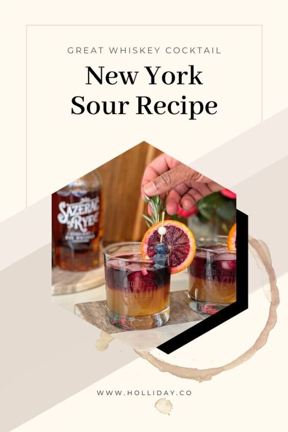 new york sour cocktail