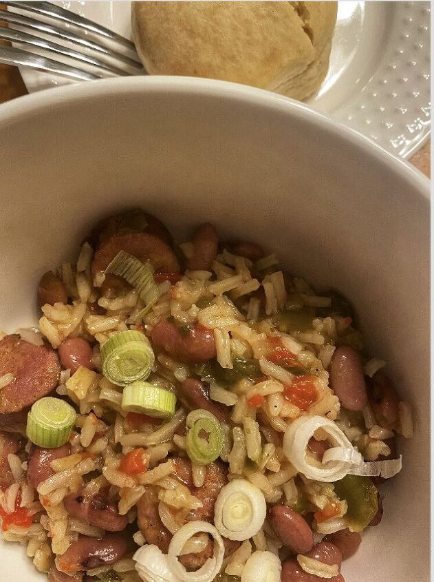 rice and beans with andouille sausage, So good