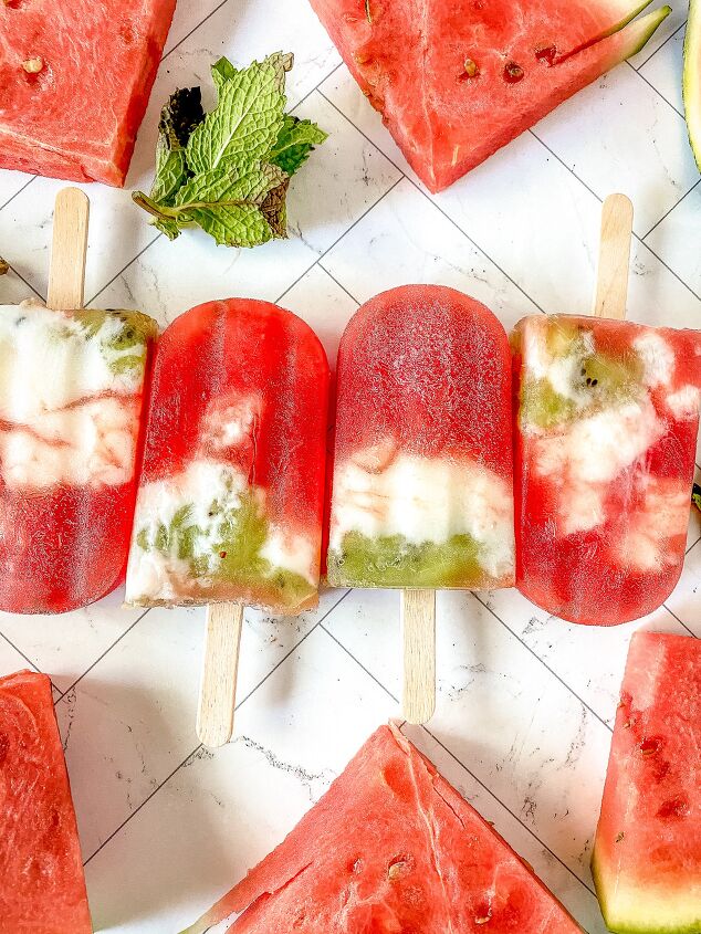 s 15 summer desserts that taste a little like sunshine, Watermelon Popsicle Recipe