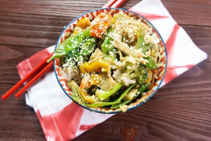 instant pot sweet pepper peanut chicken, You ll make this Instant Pot Peanut Chicken recipe again and again