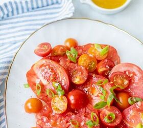 heirloom tomato salad with champagne vinaigrette