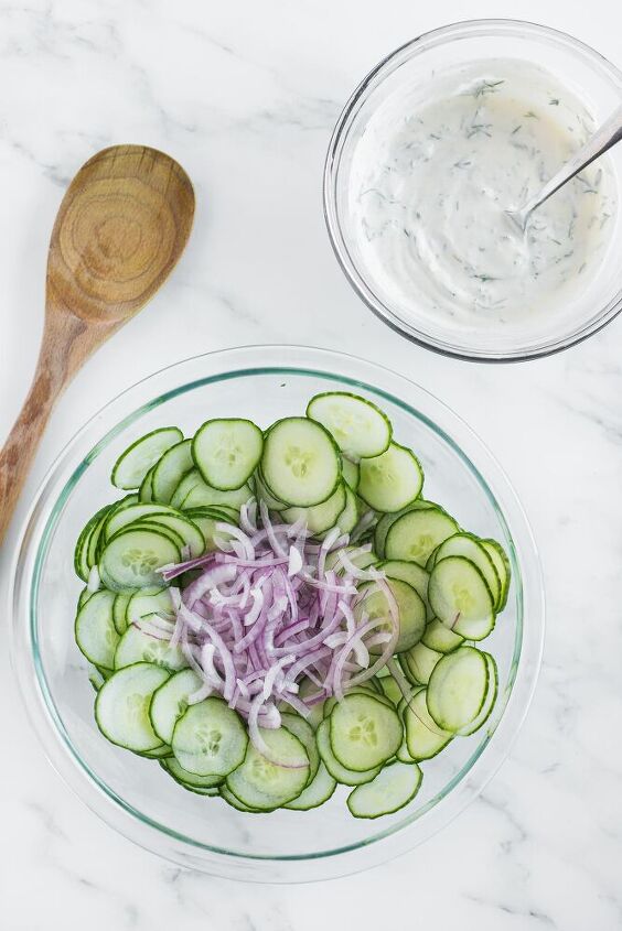 creamy cucumber dill salad