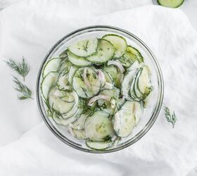 creamy cucumber dill salad